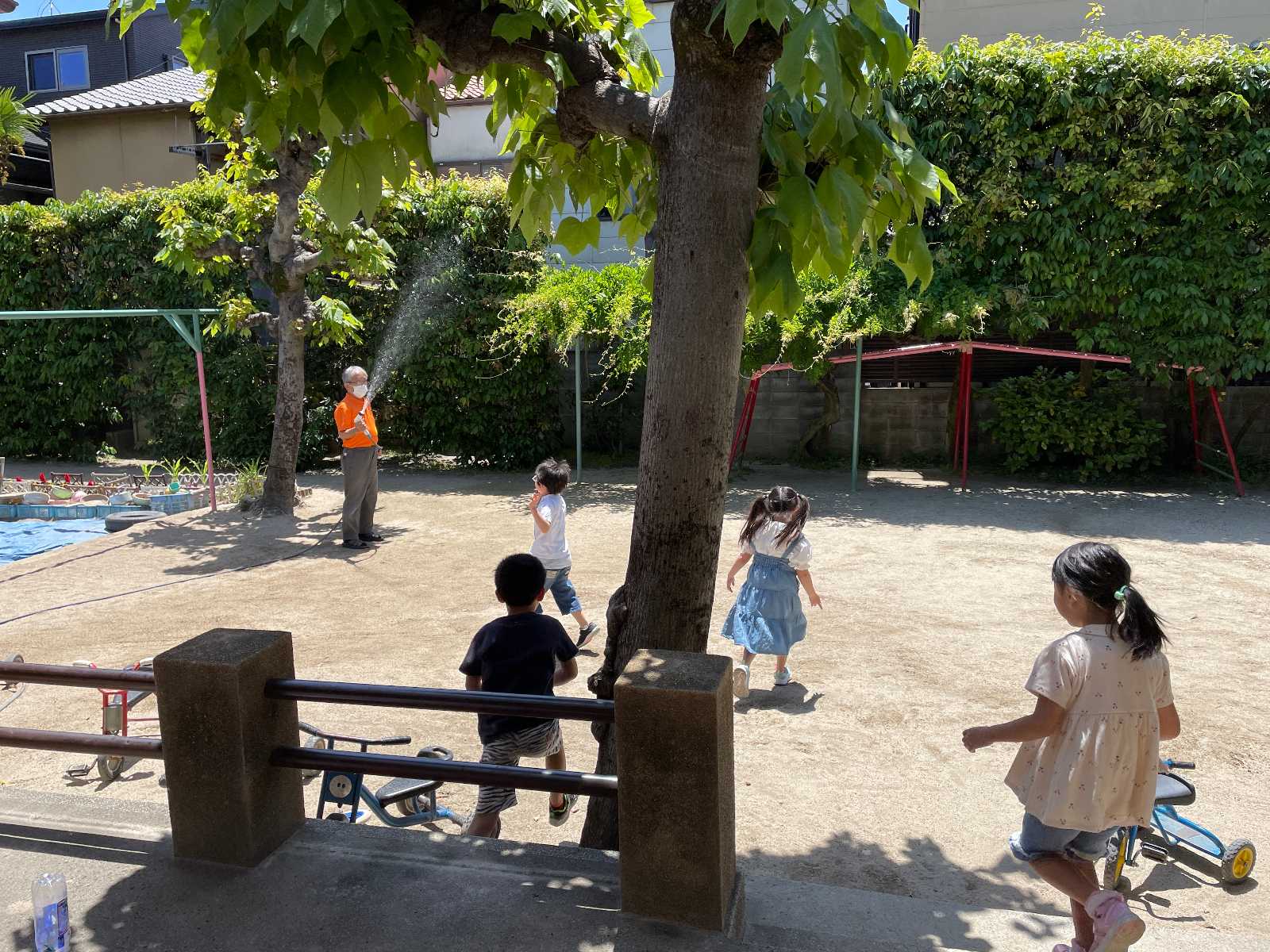 園庭遊びの様子